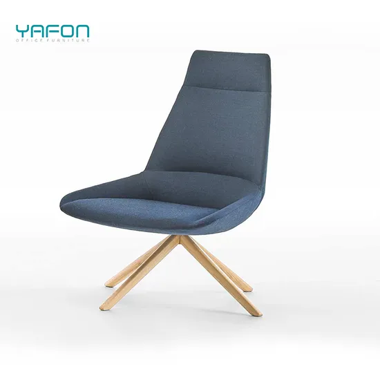 Office Furniture Armrests Visitor Conference Fabric Chair with Fixed Legs