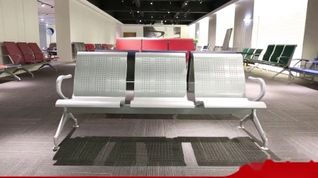 Mobilier de bureau de haute qualité banc en acier pour visiteurs chaise d'aéroport chaise d'attente d'hôpital public banc de visiteur de bureau chaise de maison en métal (YA