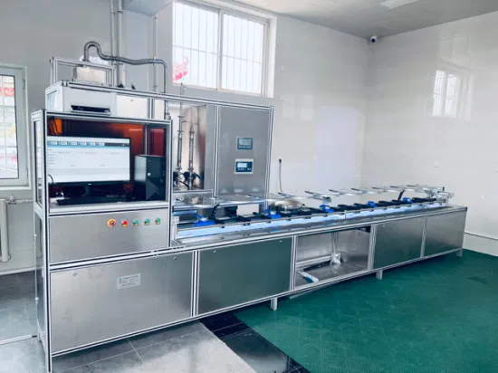 Banc d'essai automatique de compteur d'eau gravimétrique d'usine de la Chine DN15 DN20 DN25