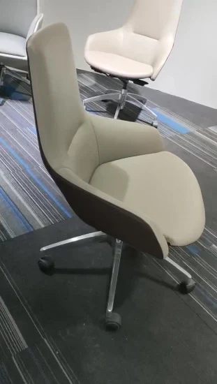 Zode moderne maison/salon/mobilier de bureau en métal PU cuir chaise design chaise d'ordinateur ergonomique